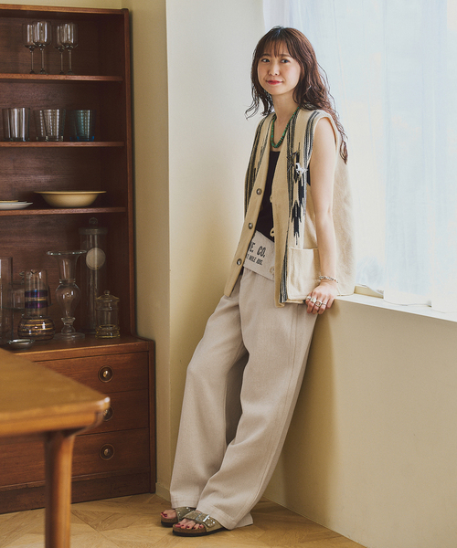 FRAMeWORK(フレームワーク)の「PAYDAY×HOWIECLOTHING×FRAMeWORK APRON パンツ(その他パンツ・レディース・アイボリー/A・MEDIUM/SMALL)」の3枚目の写真