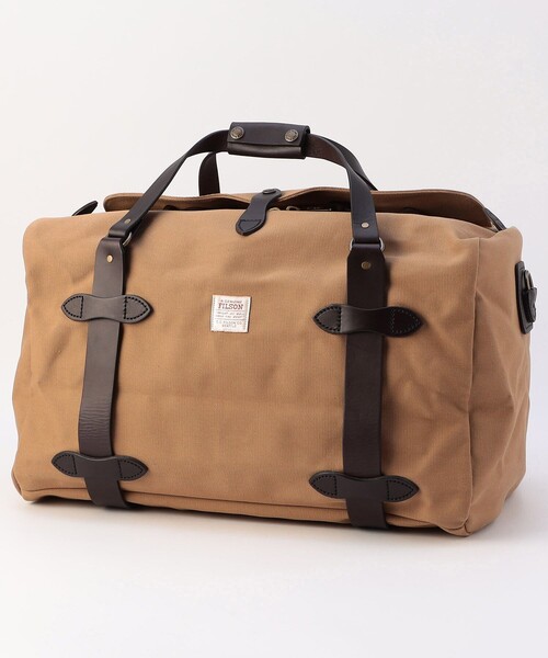 FILSON(フィルソン)の「FILSON/フィルソン Medium Rugged Twill Duffle Bag/ラグドツイル ダッフルバッグ ミディアム(ボストンバッグ・メンズ・ブラウン・ONE SIZE)」の1枚目の写真