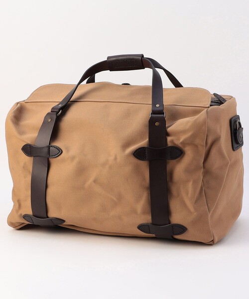 FILSON(フィルソン)の「FILSON/フィルソン Medium Rugged Twill Duffle Bag/ラグドツイル ダッフルバッグ ミディアム(ボストンバッグ・メンズ・ブラウン・ONE SIZE)」の3枚目の写真
