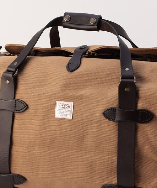 FILSON(フィルソン)の「FILSON/フィルソン Medium Rugged Twill Duffle Bag/ラグドツイル ダッフルバッグ ミディアム(ボストンバッグ・メンズ・ブラウン・ONE SIZE)」の5枚目の写真