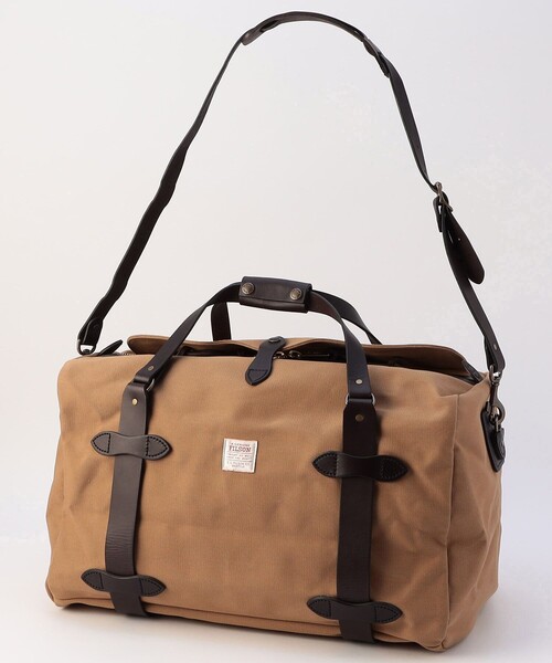 FILSON(フィルソン)の「FILSON/フィルソン Medium Rugged Twill Duffle Bag/ラグドツイル ダッフルバッグ ミディアム(ボストンバッグ・メンズ・ブラウン・ONE SIZE)」の10枚目の写真