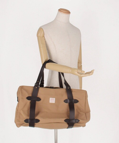 FILSON(フィルソン)の「FILSON/フィルソン Medium Rugged Twill Duffle Bag/ラグドツイル ダッフルバッグ ミディアム(ボストンバッグ・メンズ・ブラウン・ONE SIZE)」の11枚目の写真