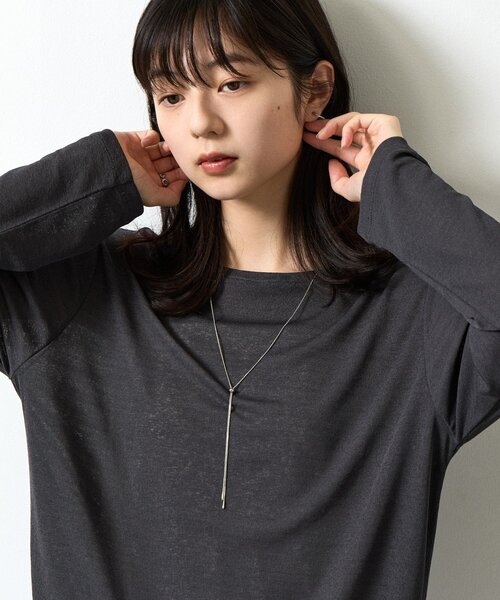 COLONY 2139(コロニートゥーワンスリーナイン)の「シアーTシャツ(Tシャツ/カットソー・レディース・ピンク/チャコールグレー/ブラック/ホワイト・FREE)」の1枚目の写真