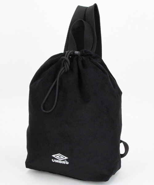 UMBRO(アンブロ)の「UMBRO/アンブロ SP Corduroy Packable MINI BAG/別注 コーデュロイ パッカブル ミニバッグ/ナップサック型(バックパック/リュック・メンズ・ダークブラウン/ブラック・ONE SIZE)」の17枚目の写真