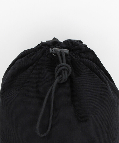 UMBRO(アンブロ)の「UMBRO/アンブロ SP Corduroy Packable MINI BAG/別注 コーデュロイ パッカブル ミニバッグ/ナップサック型(バックパック/リュック・メンズ・ダークブラウン/ブラック・ONE SIZE)」の21枚目の写真