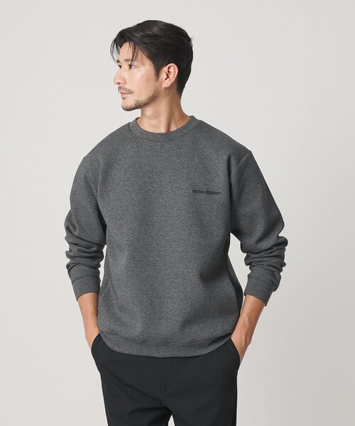BEAUTY&YOUTH UNITED ARROWS(ビューティーアンドユースユナイテッドアローズ)の「【WEB限定 WARDROBE SMART】ダブルニット ロゴ クルーネック スウェット/セットアップ対応【抗菌・防臭】(スウェット・メンズ・その他1/ブラック/グレー/オリーブ/ネイビー・S/M/L/XL)」の20枚目の写真