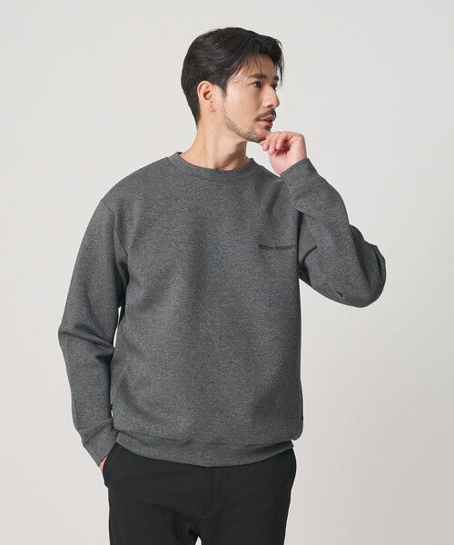 BEAUTY&YOUTH UNITED ARROWS(ビューティーアンドユースユナイテッドアローズ)の「【WEB限定 WARDROBE SMART】ダブルニット ロゴ クルーネック スウェット/セットアップ対応【抗菌・防臭】(スウェット・メンズ・その他1/ブラック/グレー/オリーブ/ネイビー・S/M/L/XL)」の21枚目の写真
