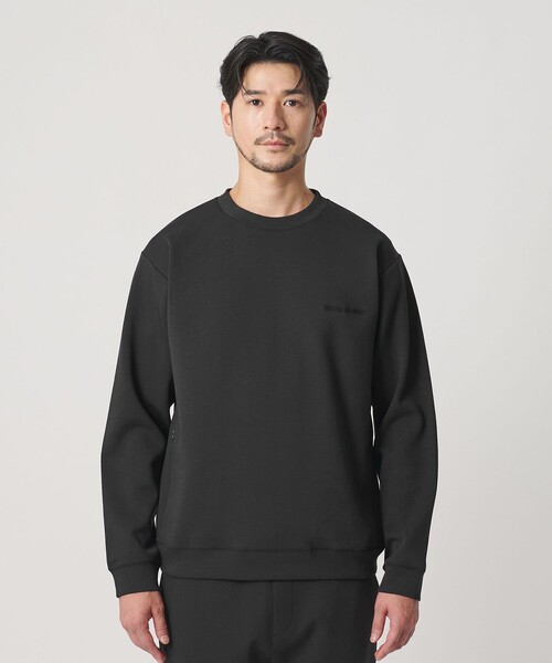 BEAUTY&YOUTH UNITED ARROWS(ビューティーアンドユースユナイテッドアローズ)の「【WEB限定 WARDROBE SMART】ダブルニット ロゴ クルーネック スウェット/セットアップ対応【抗菌・防臭】(スウェット・メンズ・その他1/ブラック/グレー/オリーブ/ネイビー・S/M/L/XL)」の22枚目の写真