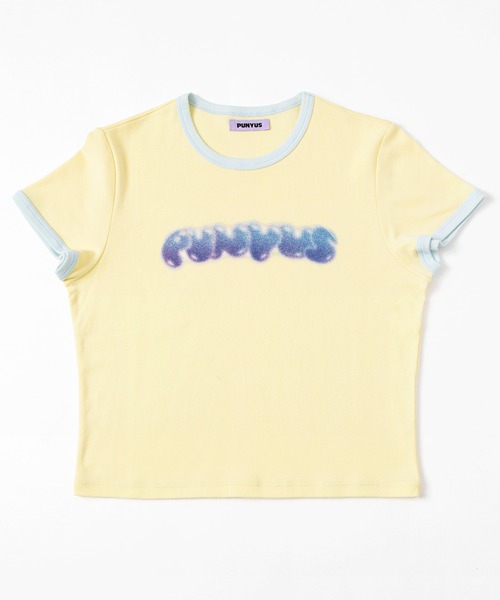 PUNYUS(プニュズ)の「【NEW SIZE】PUNYUSロゴピチリンガーTシャツ(Tシャツ/カットソー・レディース・ライトイエロー/グリーン系その他/ホワイト・4/3/2/1/5)」の3枚目の写真