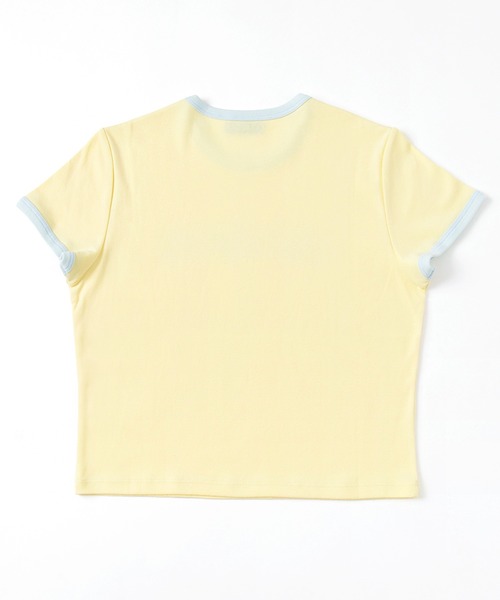 PUNYUS(プニュズ)の「【NEW SIZE】PUNYUSロゴピチリンガーTシャツ(Tシャツ/カットソー・レディース・ライトイエロー/グリーン系その他/ホワイト・4/3/2/1/5)」の6枚目の写真