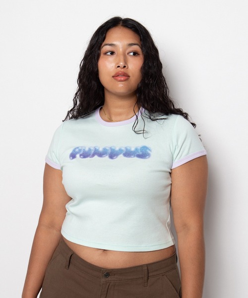 PUNYUS(プニュズ)の「【NEW SIZE】PUNYUSロゴピチリンガーTシャツ(Tシャツ/カットソー・レディース・ライトイエロー/グリーン系その他/ホワイト・4/3/2/1/5)」の14枚目の写真