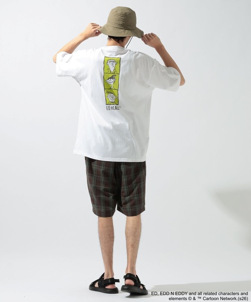niko and...(ニコアンド)の「【Ed,Edd n Eddy(エド エッド エディ)】グラフィックT(Tシャツ/カットソー・メンズ・グリーン/ホワイト・MEDIUM/LARGE)」の4枚目の写真
