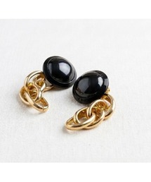 【Flower】ヴィンテージボタンピアス(MA)