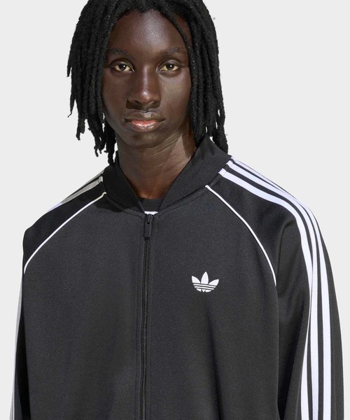 adidas（アディダス）の「SST アディカラー クラシック ルーズ トラックトップ / ジャージ / トラックジャケット / アディダスオリジナルス adidas Originals（ジャージ・メンズ・ブラック・SMALL/X-LARGE/X-SMALL/MEDIUM/XX-LARGE/LARGE/3XL）」の11枚目の写真