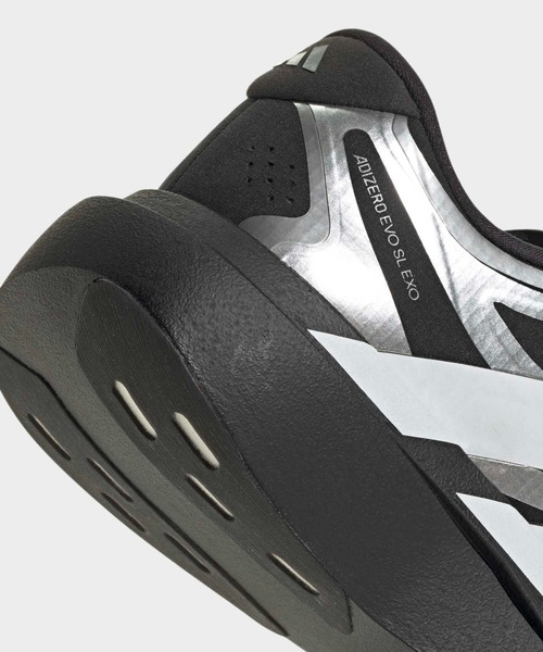adidas(アディダス)の「アディゼロ EVO SL EXO シューズ / Adizero EVO SL EXO Shoes / ランニングシューズ / アディダス adidas(スニーカー・メンズ・ブラック・24.5cm/25.0cm/25.5cm/26.0cm/26.5cm/27.0cm/27.5cm/28.0cm/28.5cm/29.0cm)」の12枚目の写真