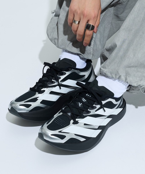 adidas(アディダス)の「アディゼロ EVO SL EXO シューズ / Adizero EVO SL EXO Shoes / ランニングシューズ / アディダス adidas(スニーカー・メンズ・ブラック・24.5cm/25.0cm/25.5cm/26.0cm/26.5cm/27.0cm/27.5cm/28.0cm/28.5cm/29.0cm)」の4枚目の写真