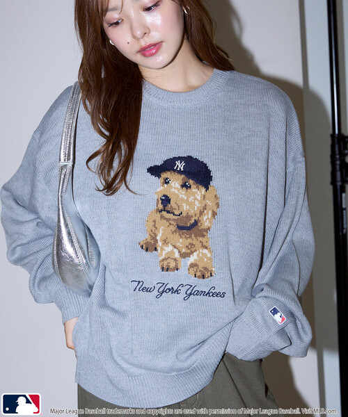 PUBLUX（パブリュクス）の「PUBLUX/パブリュクス 別注 MLB アニマル ニット　限定展開（ニット/セーター・メンズ・グレー/ブラック・LARGE/MEDIUM/SMALL）」の12枚目の写真