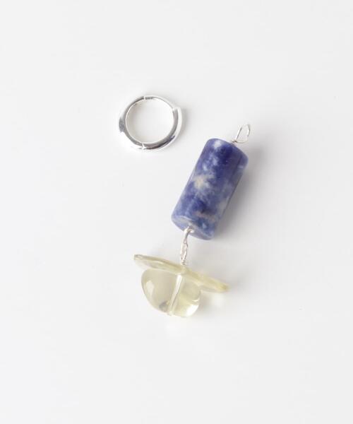 SMELLY(スメリー)の「SMELLY so’ sodalite cylinder pierce(ピアス(両耳用)・レディース・シルバー系その他・-)」の10枚目の写真