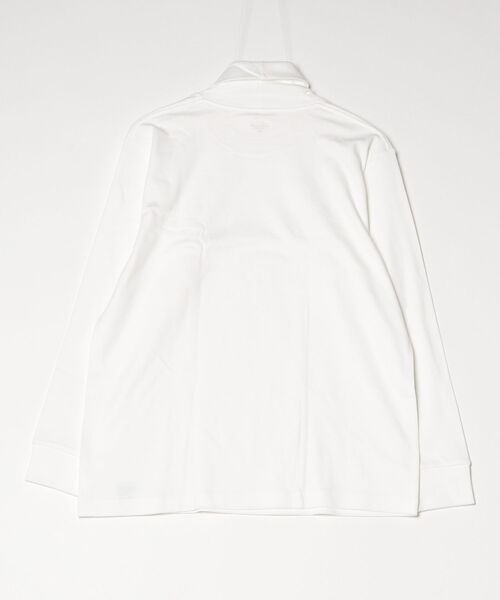 HANES(ヘインズ)の「【Hanes/ヘインズ】メンズ スエードニット タートルネックロングスリーブ(Tシャツ/カットソー・メンズ・ホワイト/ブラック・X-LARGE/LARGE/MEDIUM)」の3枚目の写真