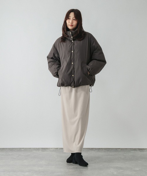 GLOBAL WORK(グローバルワーク)の「エアサーマルリバーシブルパッファーブルゾン/681007(ブルゾン・レディース・ブラック系その他/ブラウン系その他3/ホワイト系その他・MEDIUM/LARGE)」の9枚目の写真