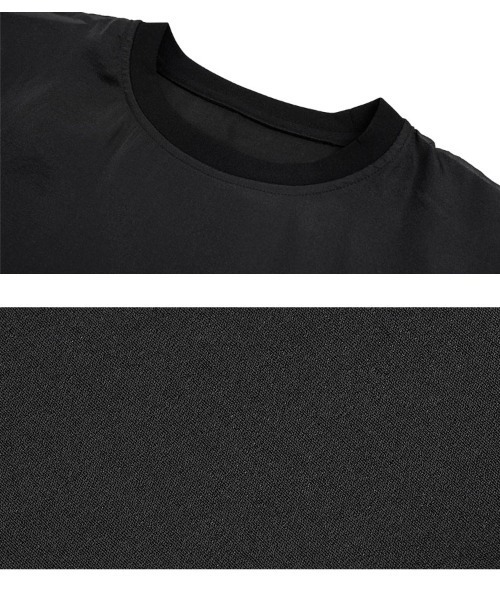 KOBE LETTUCE（コウベレタス）の「オーガンジードッキングTシャツ（Tシャツ/カットソー・レディース・ブラック/ホワイト・M）」の9枚目の写真
