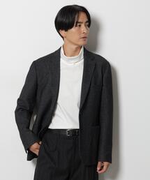「DamerinoJacket」 カシミヤミックスウォッシャブルツイードジャケット