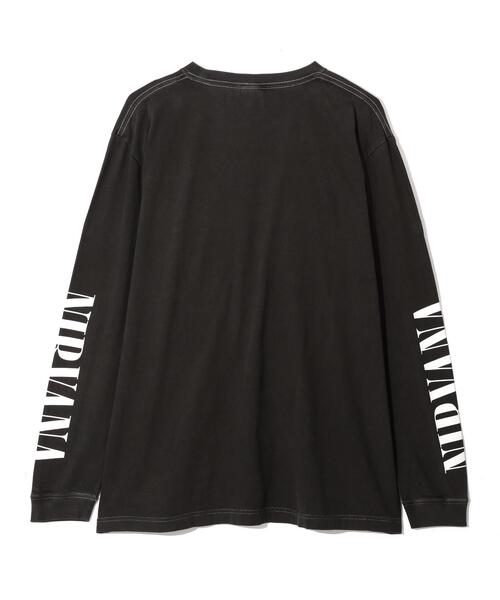 MANASTASH(マナスタッシュ)の「NIRVANA/ニルヴァーナ LIVE L/S TEE コラボロンT《メンズ・ウィメンズ・ユニセックス》(Tシャツ/カットソー・メンズ・ブラック・L)」の6枚目の写真