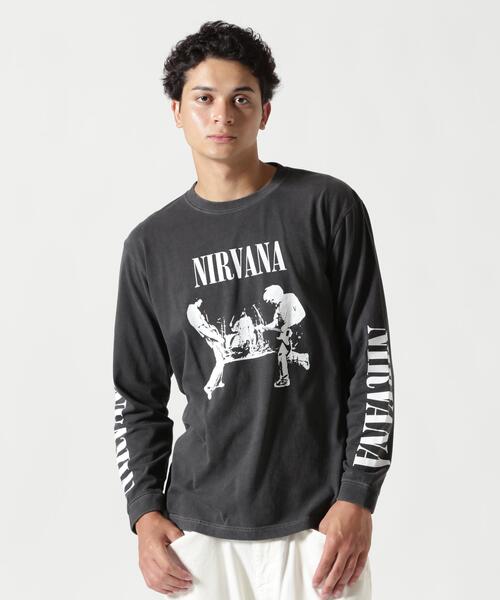 MANASTASH(マナスタッシュ)の「NIRVANA/ニルヴァーナ LIVE L/S TEE コラボロンT《メンズ・ウィメンズ・ユニセックス》(Tシャツ/カットソー・メンズ・ブラック・L)」の5枚目の写真