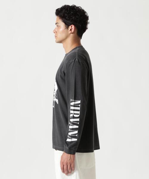 MANASTASH(マナスタッシュ)の「NIRVANA/ニルヴァーナ LIVE L/S TEE コラボロンT《メンズ・ウィメンズ・ユニセックス》(Tシャツ/カットソー・メンズ・ブラック・L)」の3枚目の写真
