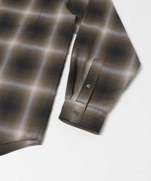 URBAN RESEARCH DOORS（アーバンリサーチドアーズ）の「T/R Hombre Plaid Shirts（シャツ/ブラウス・メンズ・グレー/ブラウン・LARGE/MEDIUM）」の20枚目の写真