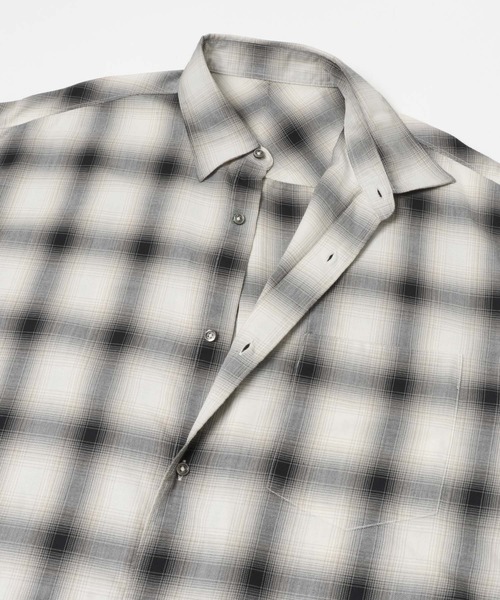 URBAN RESEARCH DOORS（アーバンリサーチドアーズ）の「T/R Hombre Plaid Shirts（シャツ/ブラウス・メンズ・グレー/ブラウン・LARGE/MEDIUM）」の22枚目の写真