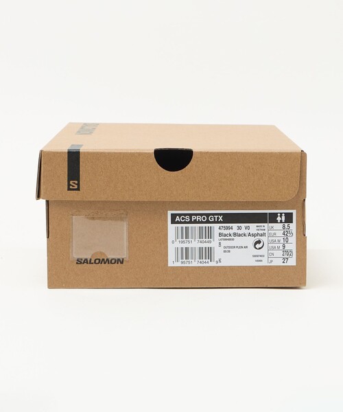 SALOMON(サロモン)の「<Salomon>ACS PRO ゴアテックス スニーカー(スニーカー・メンズ・ブラック・27cm/26.5cm/26cm/29cm/28.5cm/27.5cm/28cm)」の11枚目の写真