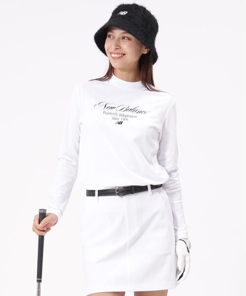 New Balance Golf(ニューバランスゴルフ)の「UV 長袖 モックネック プルオーバー (WOMENS)(Tシャツ/カットソー・レディース・ホワイト/ブラック/ワイン・SMALL/LARGE/MEDIUM)」の2枚目の写真