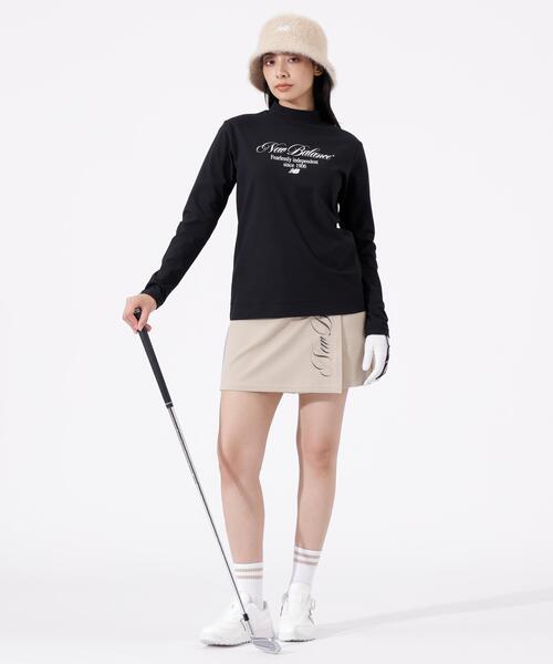New Balance Golf(ニューバランスゴルフ)の「UV 長袖 モックネック プルオーバー (WOMENS)(Tシャツ/カットソー・レディース・ホワイト/ブラック/ワイン・SMALL/LARGE/MEDIUM)」の4枚目の写真