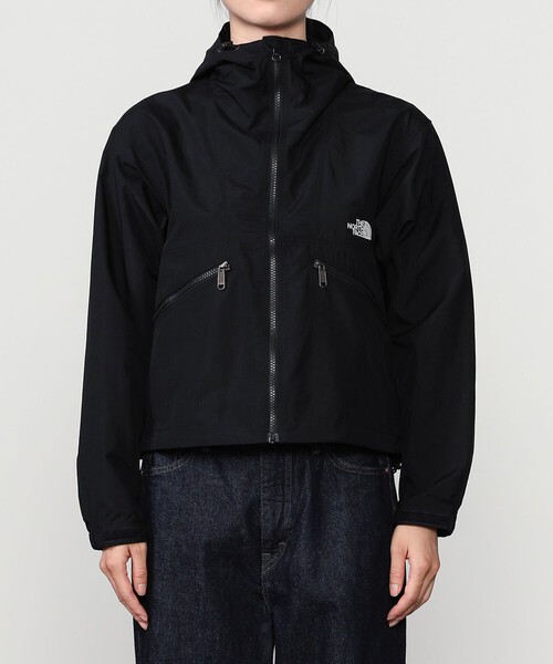 THE NORTH FACE(ザノースフェイス)の「THE NORTH FACE | SHORT COMPACT JACKET WOMEN(ナイロンジャケット・レディース・ベージュ系その他/ブラック・M/L)」の13枚目の写真
