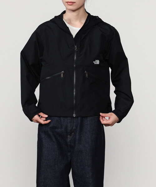 THE NORTH FACE(ザノースフェイス)の「THE NORTH FACE | SHORT COMPACT JACKET WOMEN(ナイロンジャケット・レディース・ベージュ系その他/ブラック・M/L)」の16枚目の写真