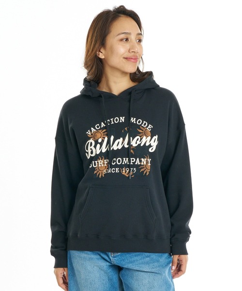 BILLABONG(ビラボン)の「BILLABONG ウィメンズ 73 PARKA パーカー 【BOY FIT】【2026年秋冬モデル】/ビラボンボーイフィットバックプリントプルオーバーパーカー(パーカー・レディース・ブラック/オフホワイト/グレー・MEDIUM/LARGE)」の2枚目の写真