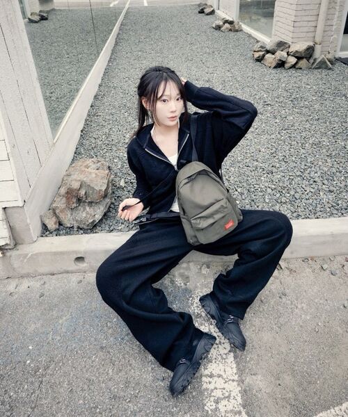 XERO（ゼロ）の「ワッフル ニキビパッチ スウェットパンツ [ブラック]（スウェットパンツ・レディース・その他・MEDIUM/LARGE）」の4枚目の写真