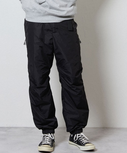 NYLON BELTED EASY PANTS / 撥水 ナイロン ウエストバックルベルト