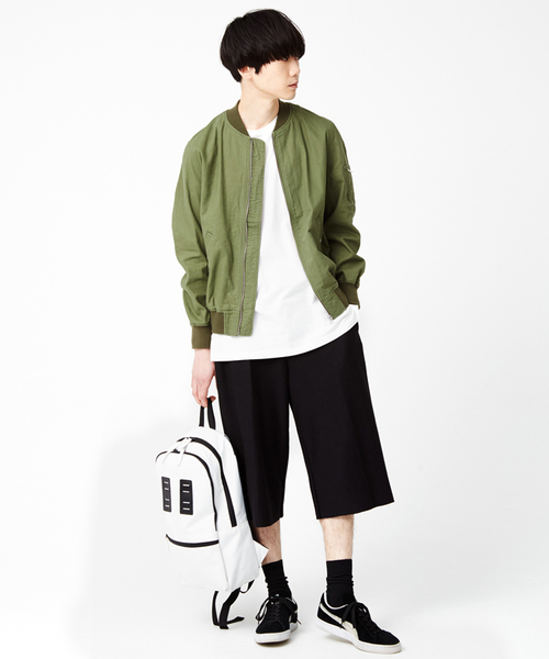 WEGO（ウィゴー）の「WEGO/裏毛ガウチョパンツ（スウェットパンツ・メンズ・ホワイト/ブラック/杢グレー・LARGE/MEDIUM）」の16枚目の写真