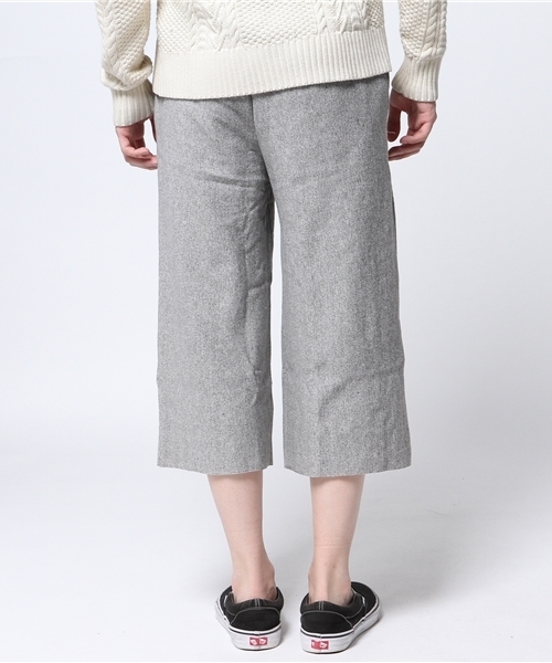 WEGO（ウィゴー）の「WEGO/裏毛ガウチョパンツ（スウェットパンツ・メンズ・ホワイト/ブラック/杢グレー・LARGE/MEDIUM）」の5枚目の写真