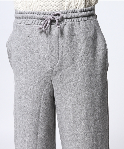 WEGO（ウィゴー）の「WEGO/裏毛ガウチョパンツ（スウェットパンツ・メンズ・ホワイト/ブラック/杢グレー・LARGE/MEDIUM）」の7枚目の写真