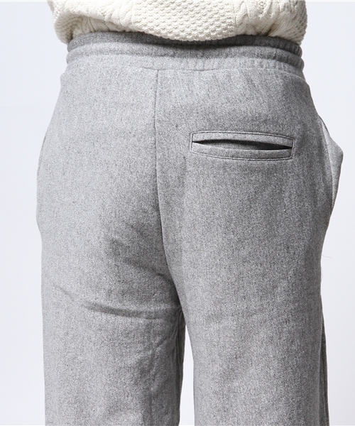 WEGO（ウィゴー）の「WEGO/裏毛ガウチョパンツ（スウェットパンツ・メンズ・ホワイト/ブラック/杢グレー・LARGE/MEDIUM）」の8枚目の写真