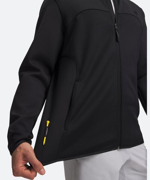 UNDER ARMOUR（アンダーアーマー）の「UAドライブ ミッドレイヤー フルジップ ジャケット（ゴルフ/メンズ）（その他アウター・メンズ・ブラック・S/3XL/2XL/XL/L/M）」の3枚目の写真