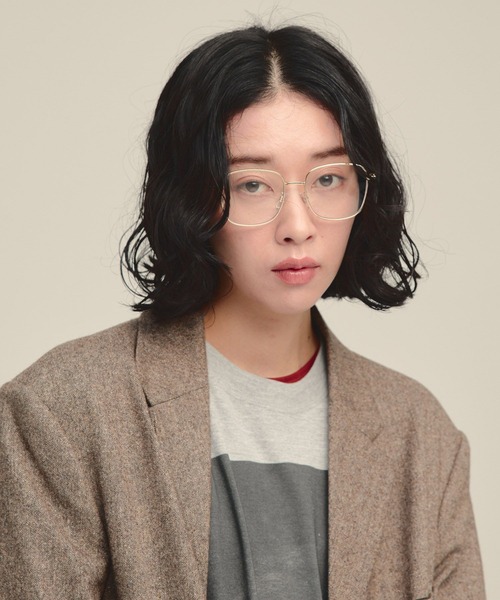 eL(エル)の「【eL/noeyedia】Slim Flame EyeWear/1063724(メガネ・レディース・シルバー/ゴールド・FREE)」の2枚目の写真