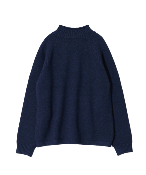 HORLISUN(ホーリーサン)の「フィヨルド ロールネック ポケットニット メランジ ネイビー(ニット/セーター・メンズ・その他・MEDIUM/LARGE)」の2枚目の写真