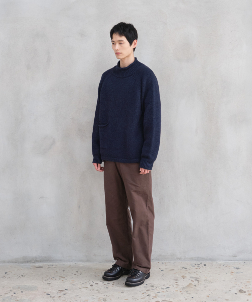 HORLISUN(ホーリーサン)の「フィヨルド ロールネック ポケットニット メランジ ネイビー(ニット/セーター・メンズ・その他・MEDIUM/LARGE)」の7枚目の写真