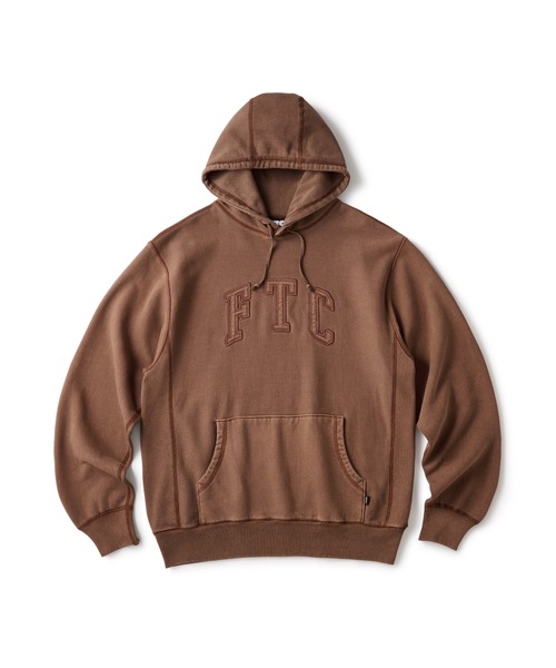 FTC（エフティーシー）の「CLASSIC COLLEGE APPLIQUE PULLOVER HOODY（パーカー・メンズ・ブラウン/グレー/ネイビー/ブラック・MEDIUM/LARGE/SMALL/X-LARGE）」の3枚目の写真