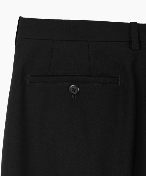 LAD MUSICIAN(ラッドミュージシャン)の「WOOL GABARDINE WIDE DRAPE PANTS(スラックス・メンズ・ブラック・46/44/42)」の7枚目の写真