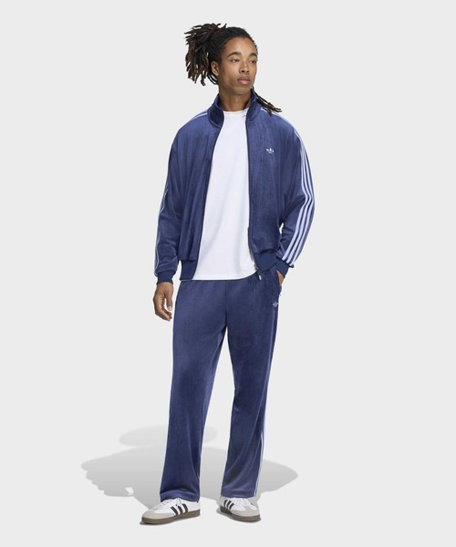 adidas（アディダス）の「ファイヤーバード ベロア トラックトップ / ジャージ / トラックジャケット / アディダスオリジナルス adidas Originals（ジャージ・メンズ・ブルー・3XL/SMALL/MEDIUM/XX-LARGE/X-SMALL/LARGE/X-LARGE）」の7枚目の写真
